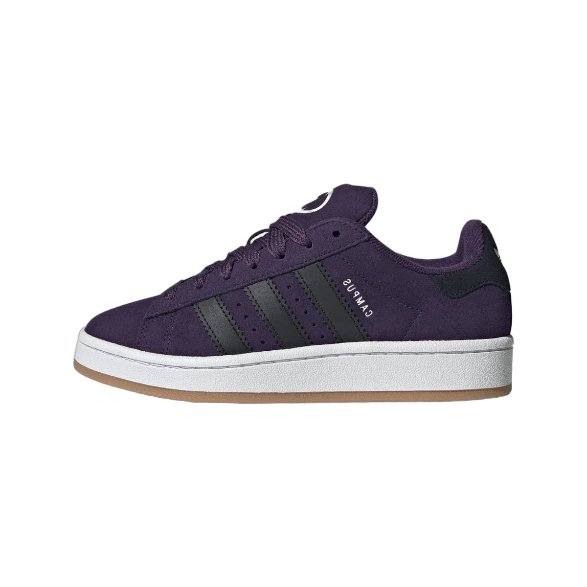 Overkicks - Adidas Campus 00s Camp Aurora Plum Core Black Cloud White (GS) (JQ8557) - vista lateral