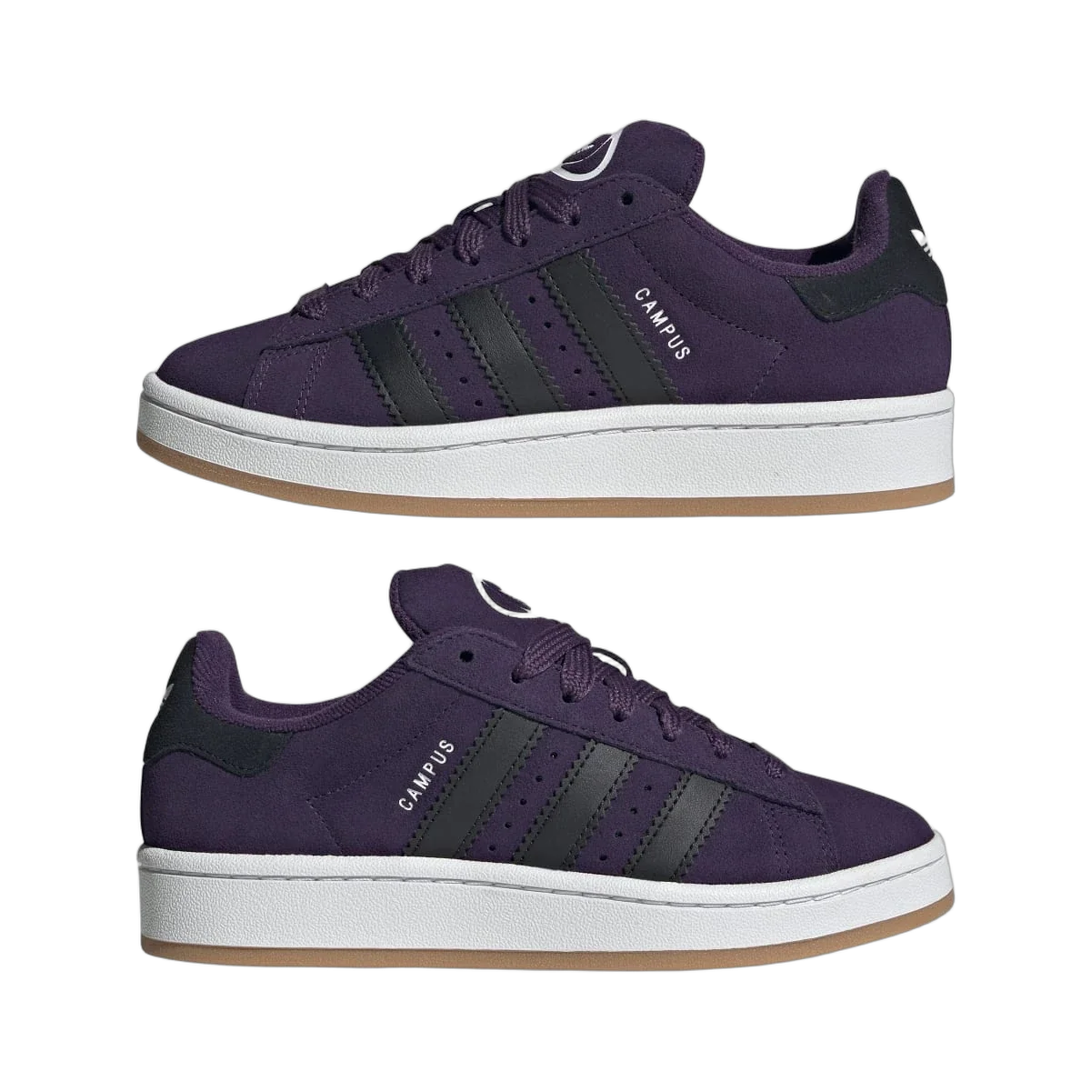 Overkicks - Adidas Campus 00s Camp Aurora Plum Core Black Cloud White (GS) (JQ8557) - imagen 7