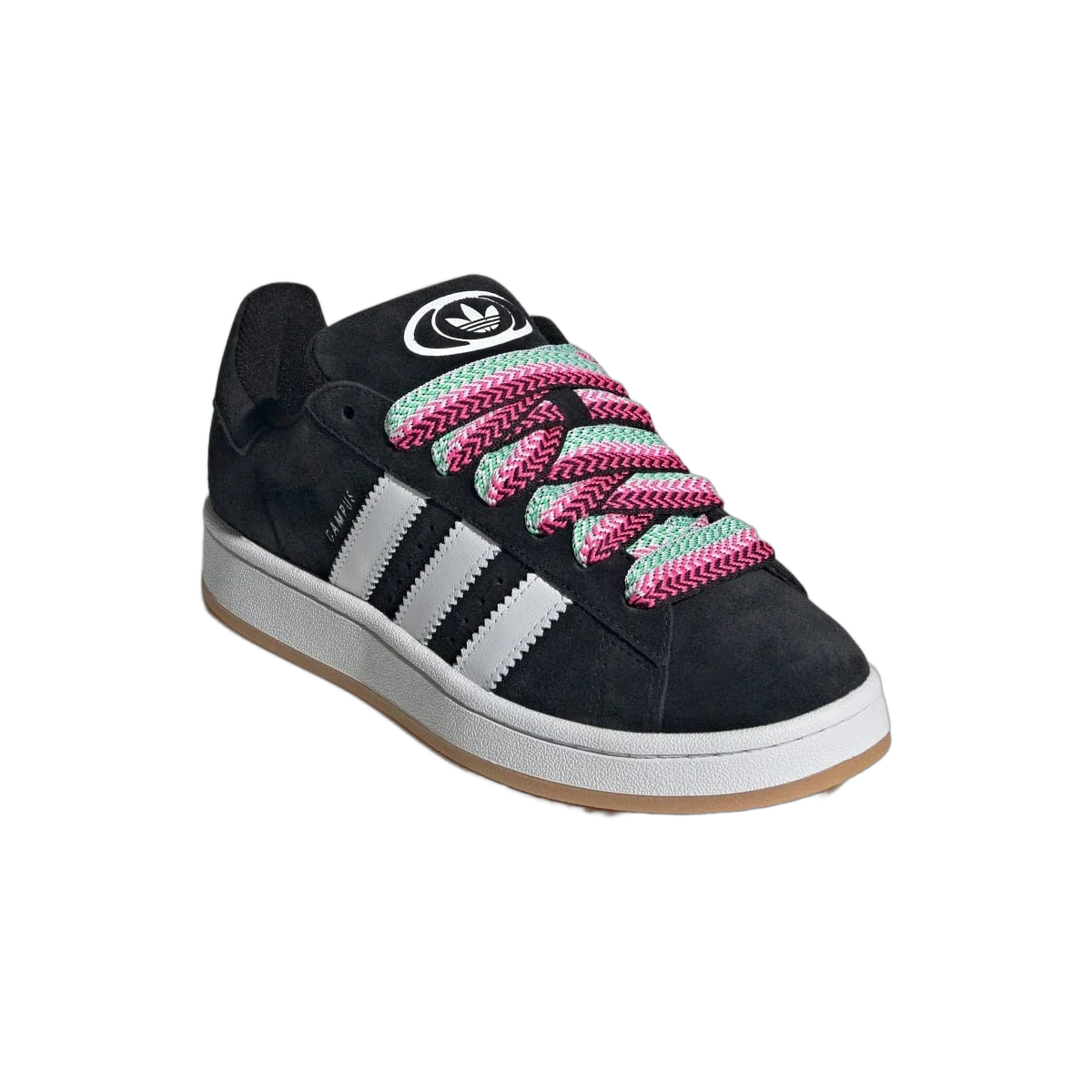 Overkicks - Adidas Campus 00s Camp Core Black Lucid Pink Cloud White (Womens) (JH7272) - detalle suela