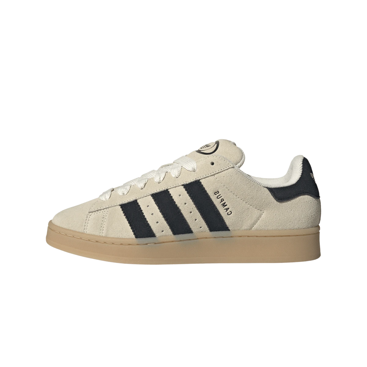 Overkicks - Adidas Campus 00s Camp Gum Cream White Core Black (JQ8356) - vista lateral