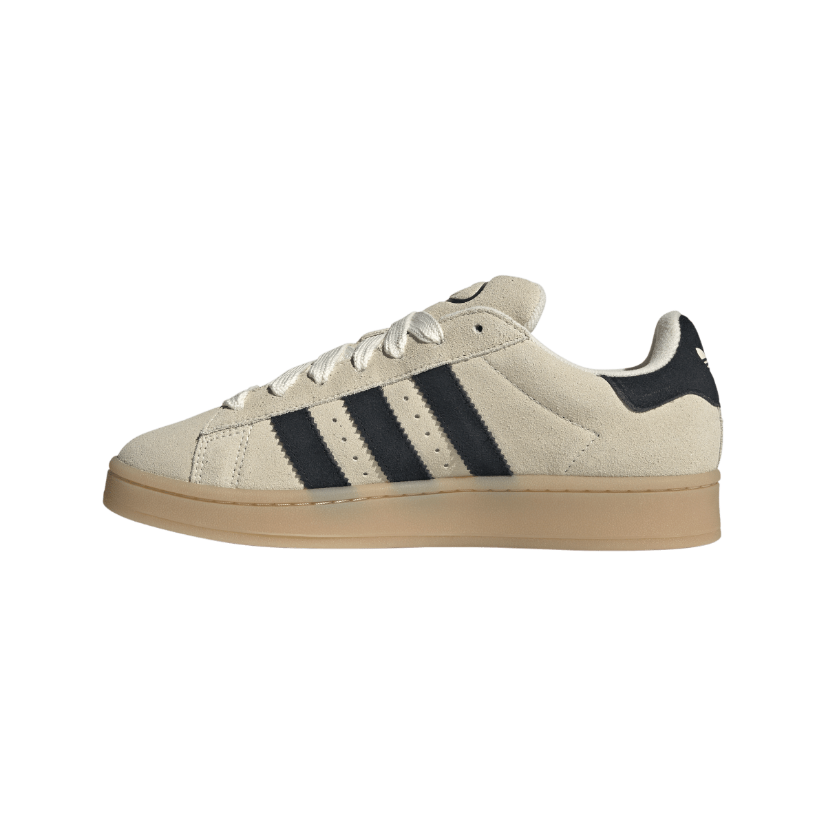 Overkicks - Adidas Campus 00s Camp Gum Cream White Core Black (JQ8356) - detalle talón