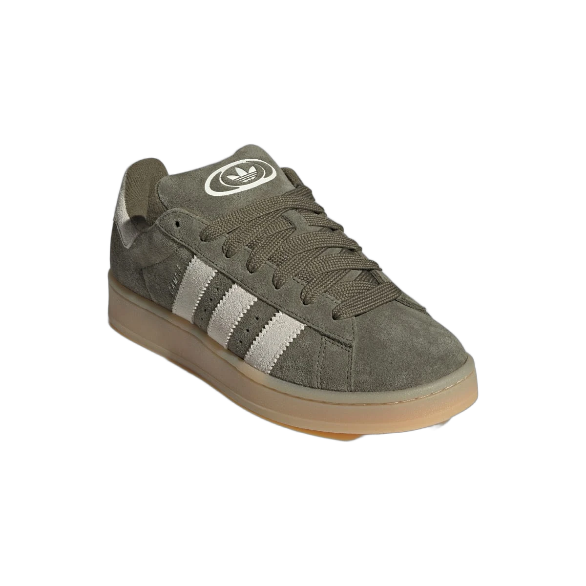 Overkicks - Adidas Campus 00s Camp Medium Dark Khaki Off White Gum (JQ8355) - detalle suela