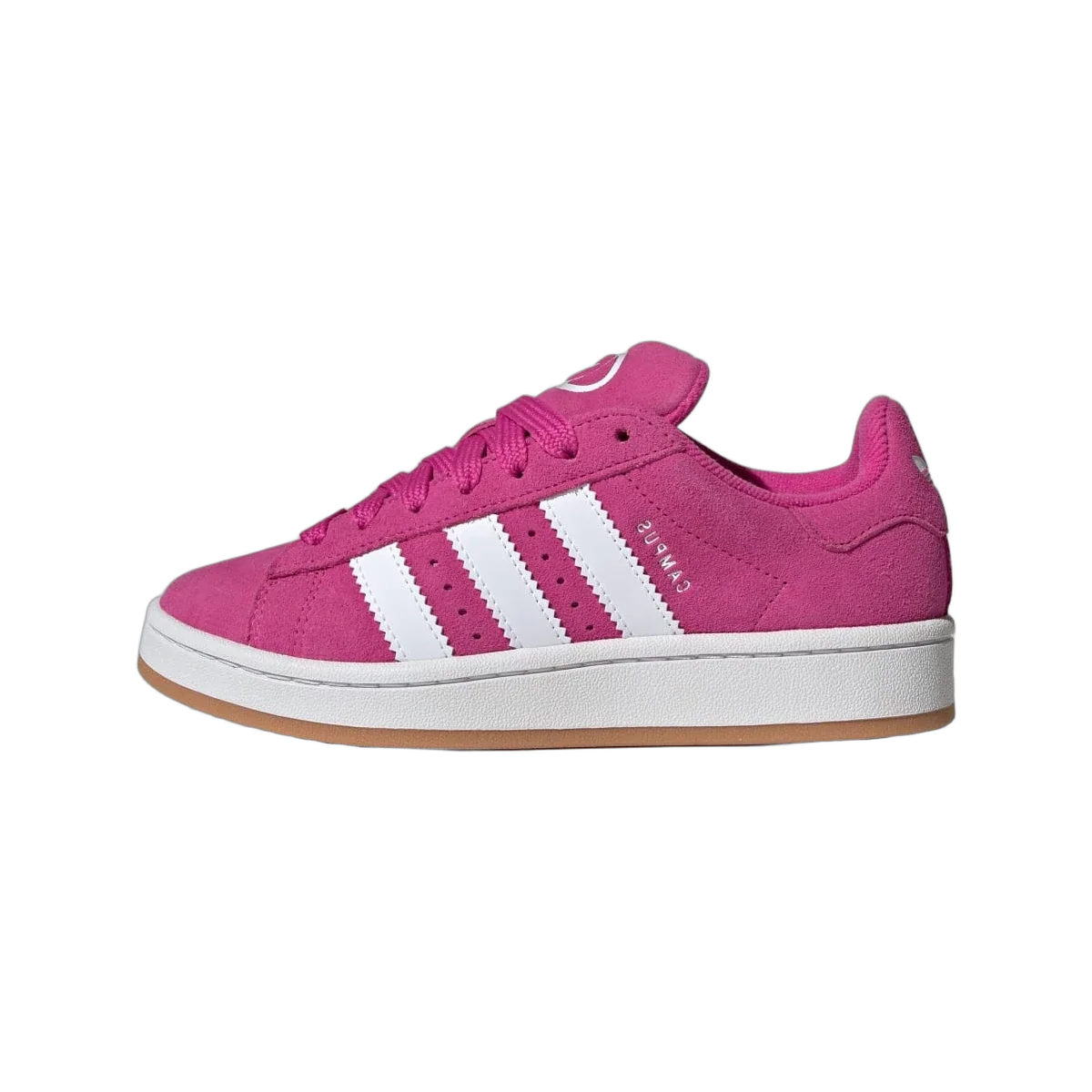 Overkicks - Adidas Campus 00s Camp Semi Lucid Fuchsia Cloud White Gum (GS) (JS3847) - vista lateral