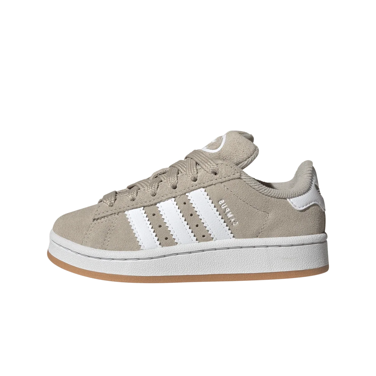 Overkicks - Adidas Campus 00s Camp Wonder Beige Cloud White Gum (PS) (JI4462) - vista lateral