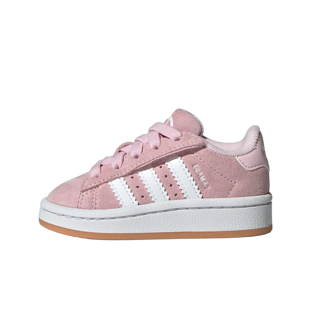 Overkicks - Adidas Campus 00s Comfort Closure Camp Clear Pink Cloud White Gum (TD) (JP5508) - vista lateral