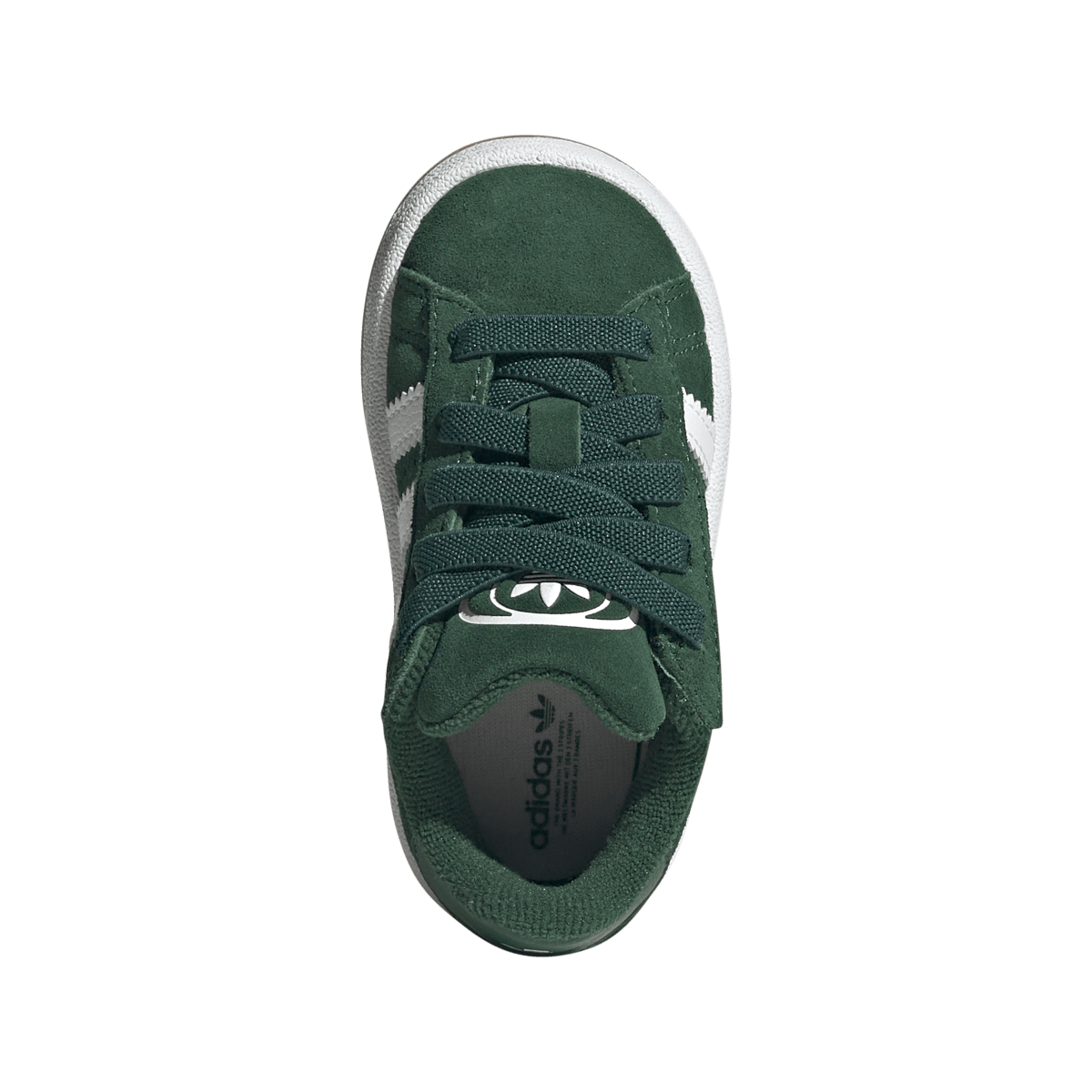 Overkicks - Adidas Campus 00s Comfort Closure Camp Dark Green Cloud White Gum (TD) (JI4333) - imagen 3