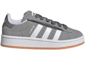 Overkicks - Adidas Campus 00s Comfort Closure Camp Grey Three Cloud White (PS) (JQ6384) - vista lateral