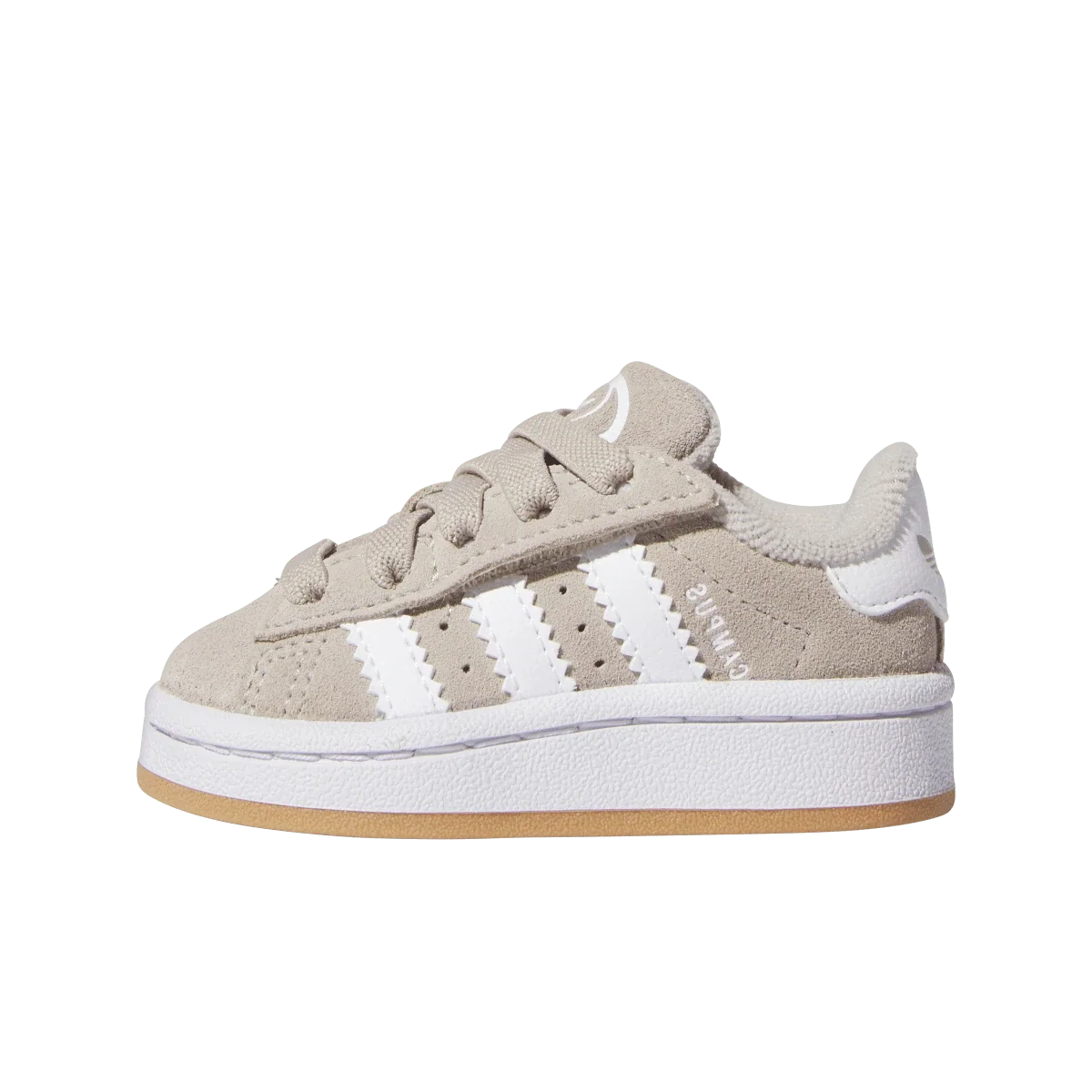 Overkicks - Adidas Campus 00s Comfort Closure Camp Wonder Beige Cloud White Gum (TD) (JI4394) - vista lateral