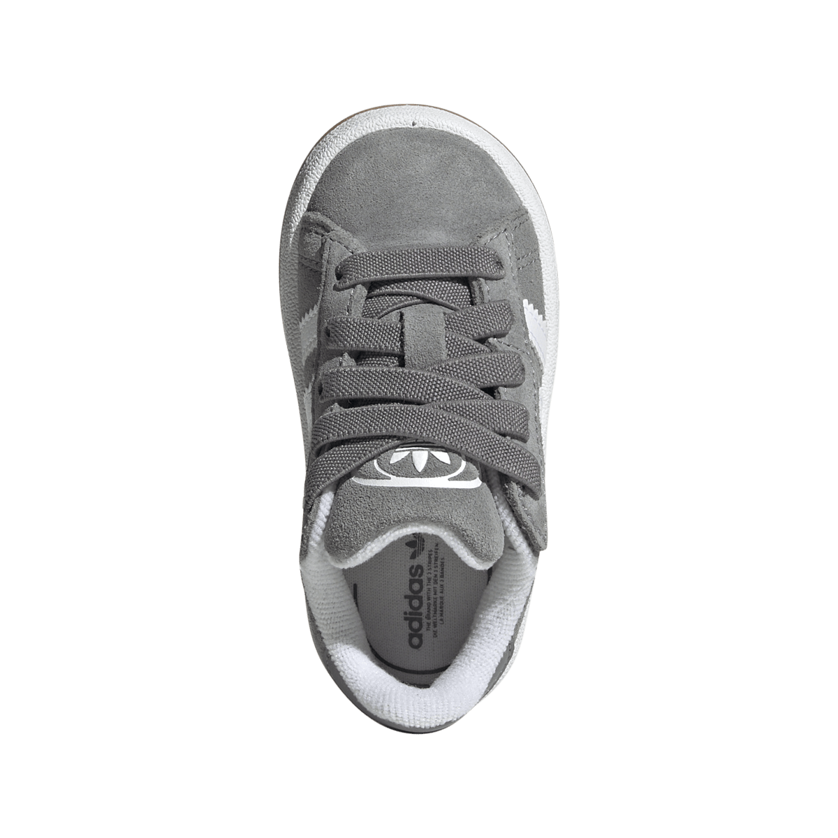 Overkicks - Adidas Campus 00s Comfort Closure Grey Cloud White Gum (TD) (JI4334) - imagen 3
