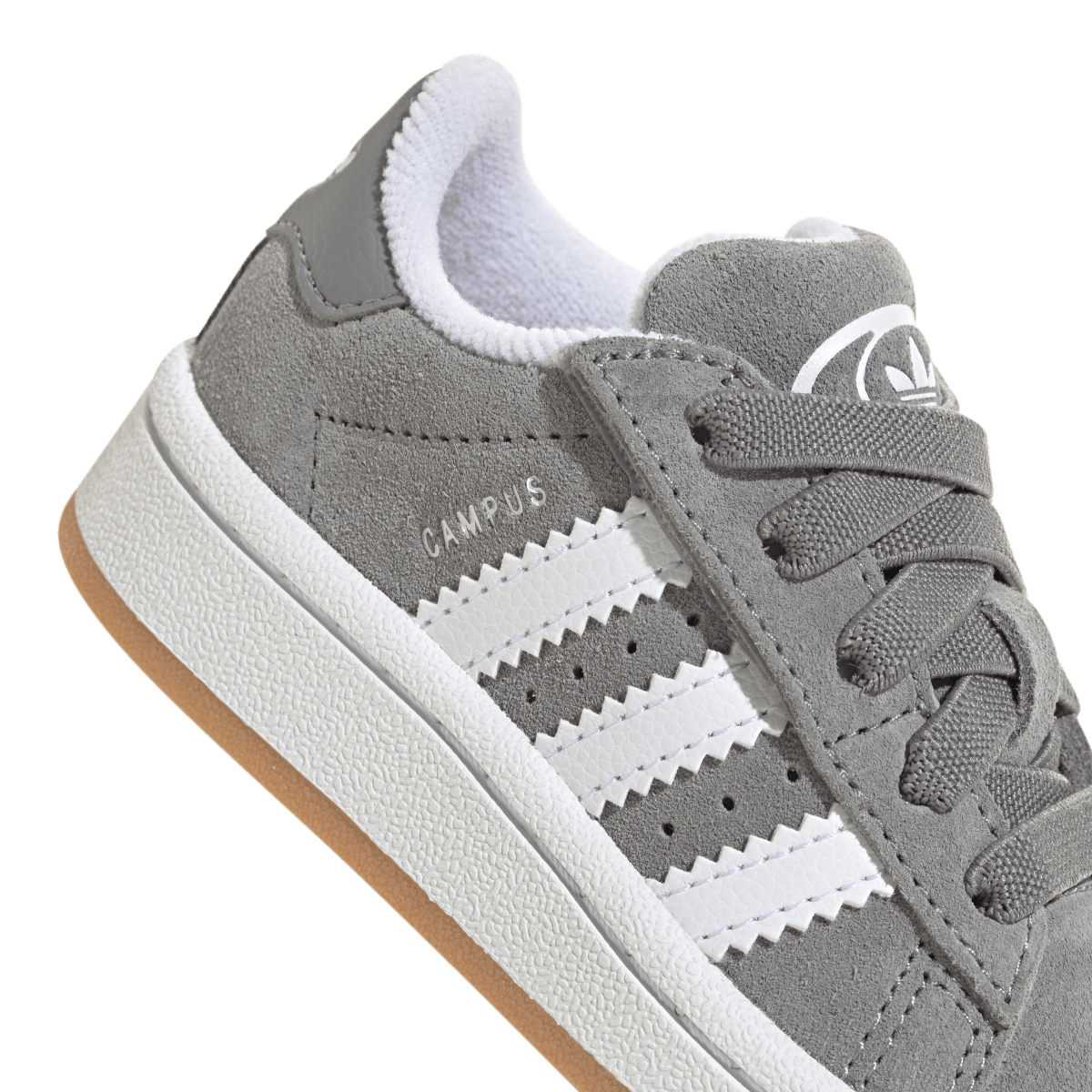 Overkicks - Adidas Campus 00s Comfort Closure Grey Cloud White Gum (TD) (JI4334) - imagen 8