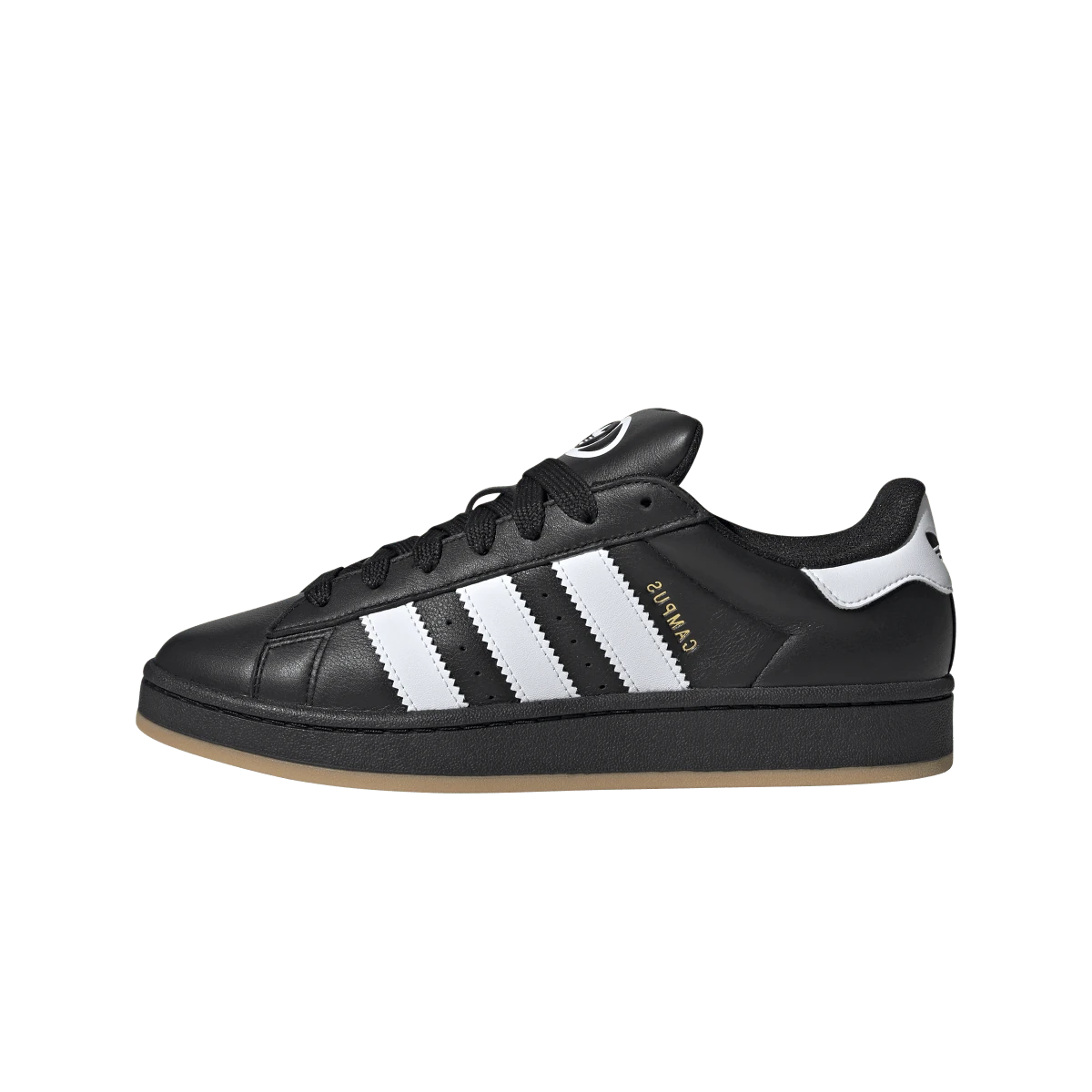 Overkicks - Adidas Campus 00s Core Black Cloud White (JP9997) - vista lateral