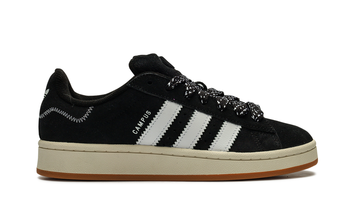 Overkicks - Adidas Campus 00s Core Black Cloud White (IH2659) - detalle talón
