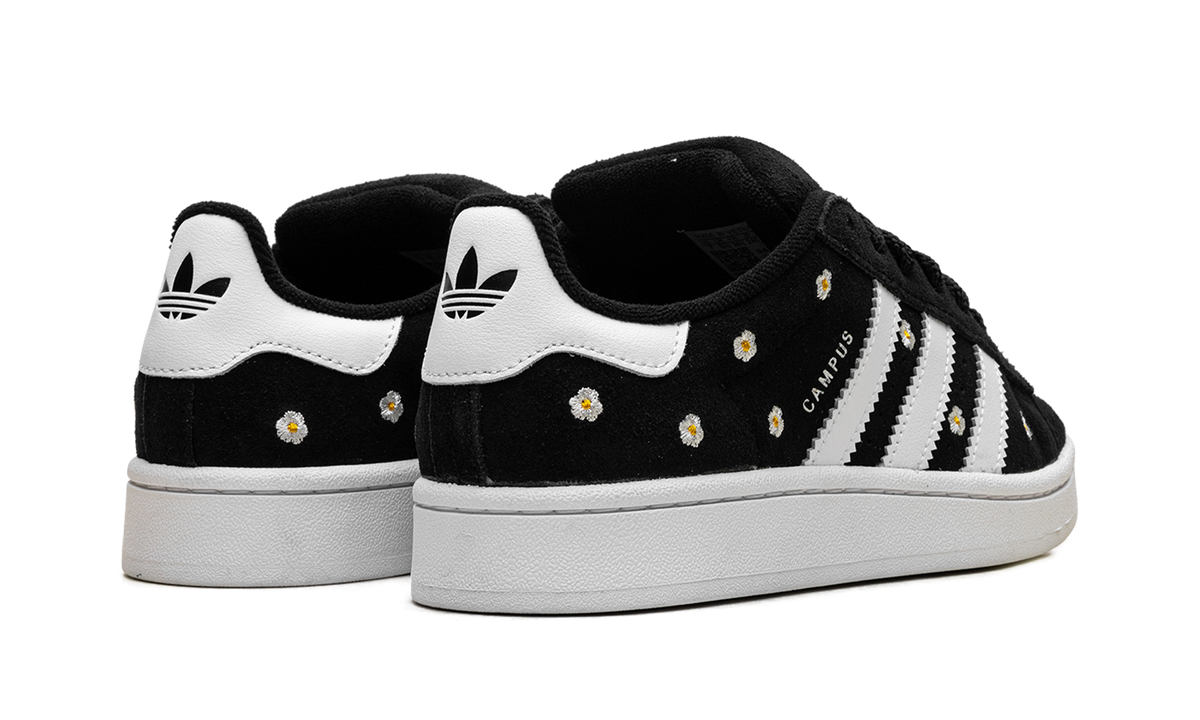 Overkicks - Adidas Campus 00s Core Black Floral (IF9640) - par completo