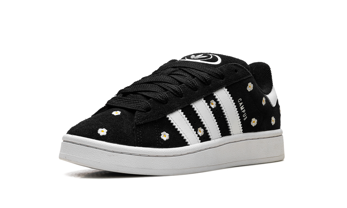 Overkicks - Adidas Campus 00s Core Black Floral (IF9640) - detalle suela