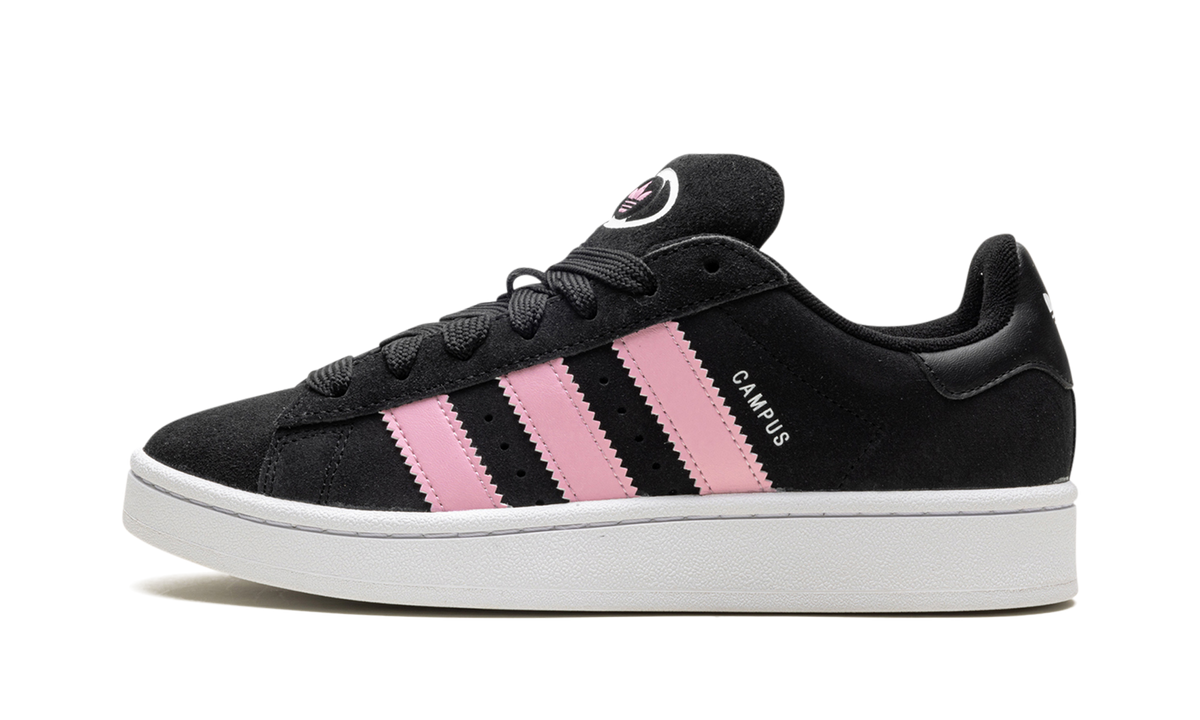 Overkicks - Adidas Campus 00s Core Black True Pink (ID3171) - vista lateral