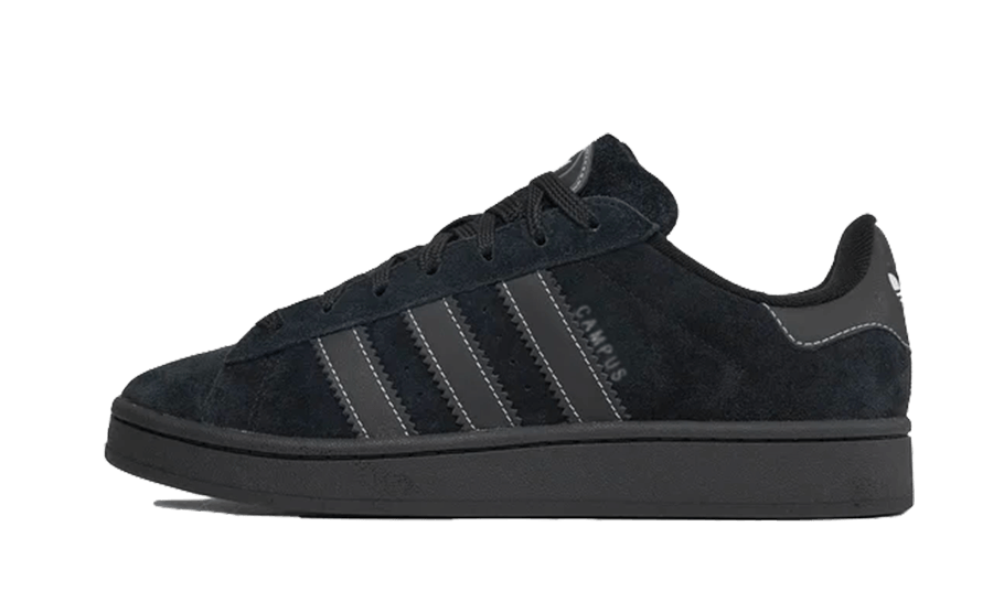 Overkicks - Adidas Campus 00s Core Black White (IF8768) - vista lateral