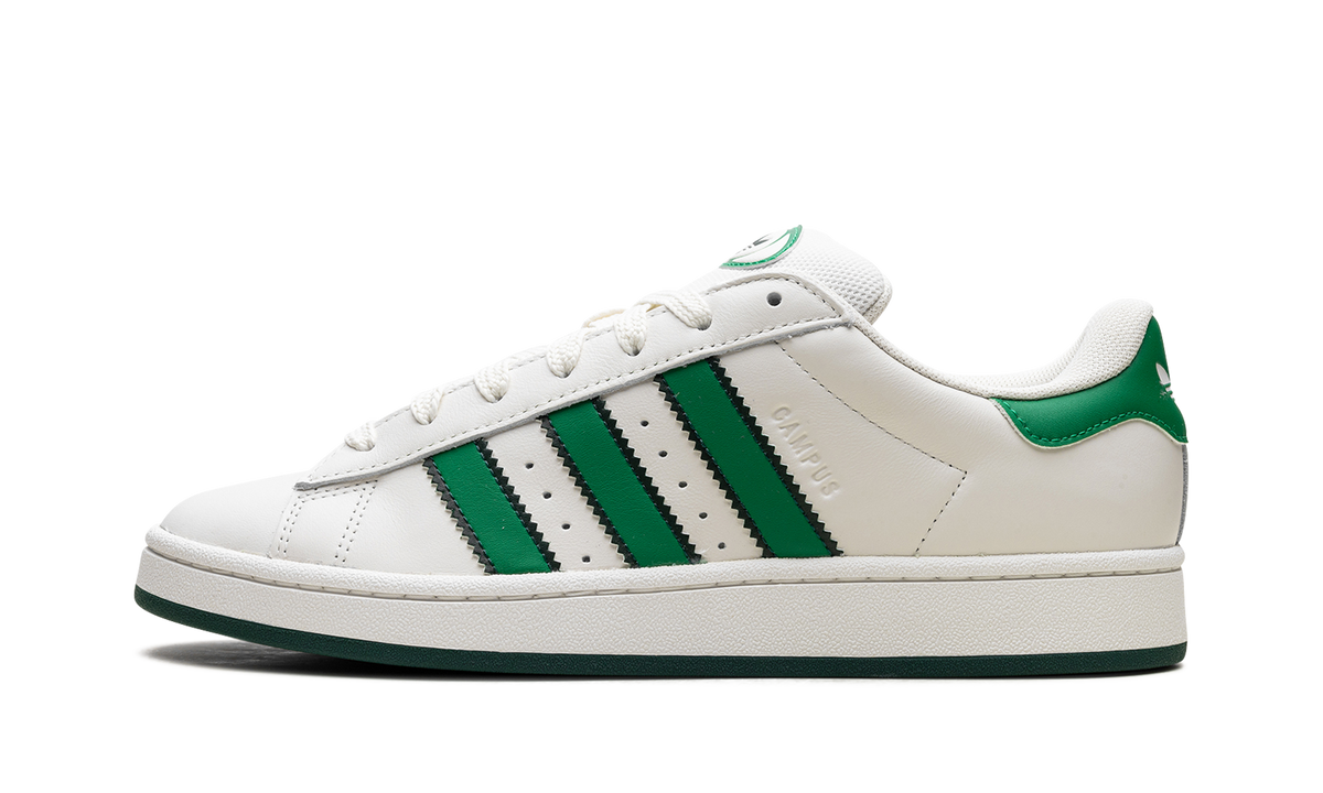 Overkicks - Adidas Campus 00s Core White Green (IF8762) - vista lateral