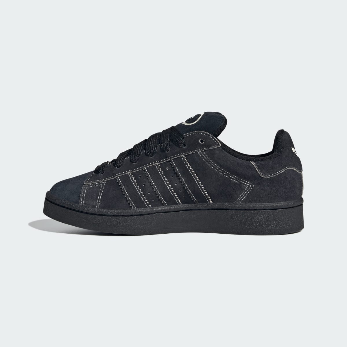 Overkicks - Adidas Campus 00s Cream White Core Black (JQ5779) - detalle talón
