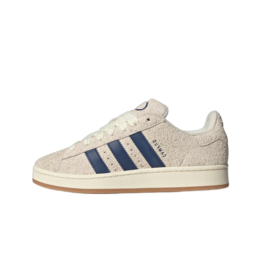 Overkicks - Adidas Campus 00s Cream White Dark Blue (JP7745) - vista lateral