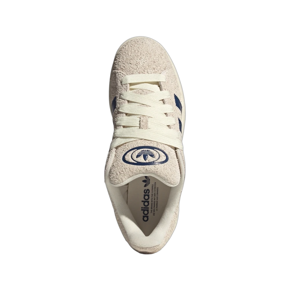 Overkicks - Adidas Campus 00s Cream White Dark Blue (JP7745) - par completo