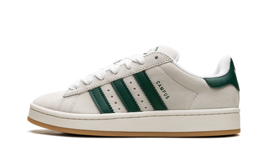 Overkicks - Adidas Campus 00s Crystal White Collegiate Green (JQ7784) - vista lateral