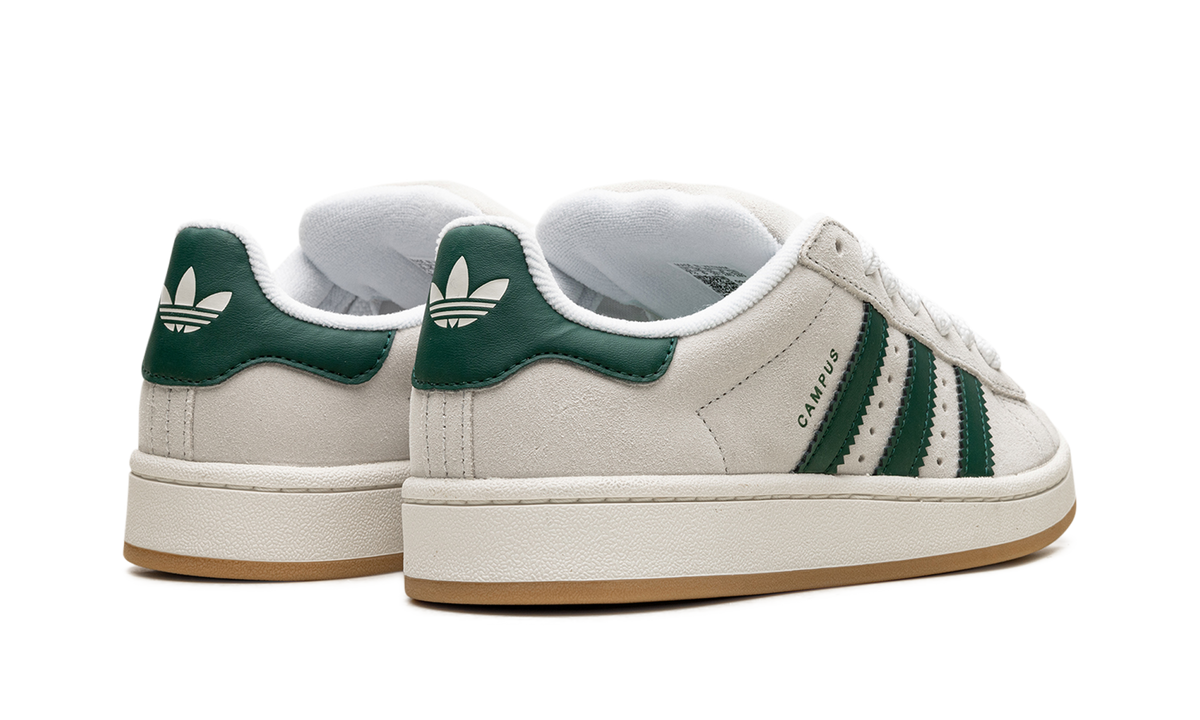Overkicks - Adidas Campus 00s Crystal White Collegiate Green (JQ7784) - par completo