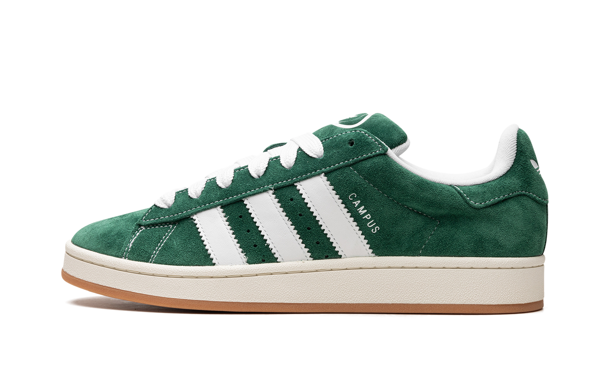 Overkicks - Adidas Campus 00s Dark Green White (Kids) (IH7492) - vista lateral