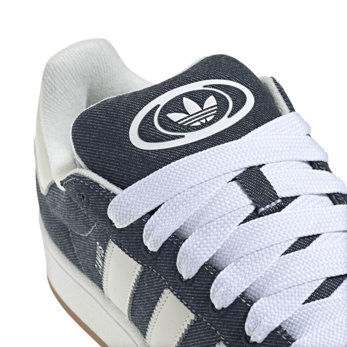 Overkicks - Adidas Campus 00s Denim Cloud White (JI3163) - detalle lateral interior
