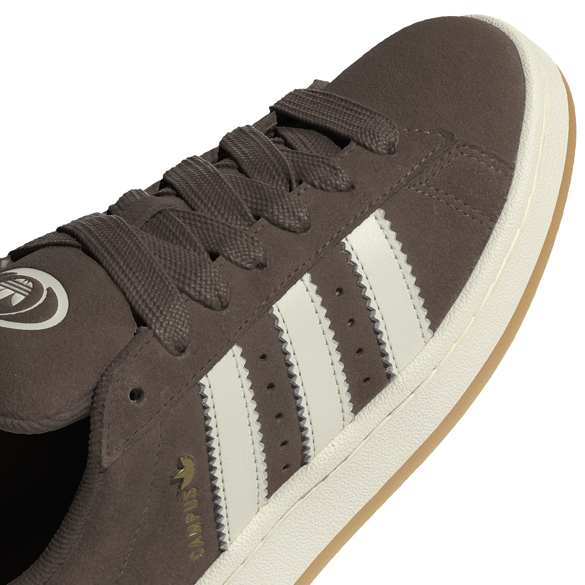 Overkicks - Adidas Campus 00s Earth Strata Aurora Coffee (HP3542) - detalle lateral interior
