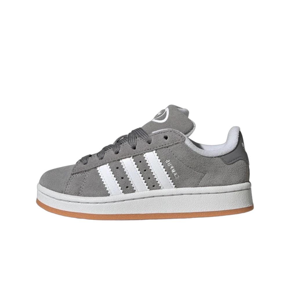 Overkicks - Adidas Campus 00s Elastic Grey White (PS) (JI4330) - vista lateral