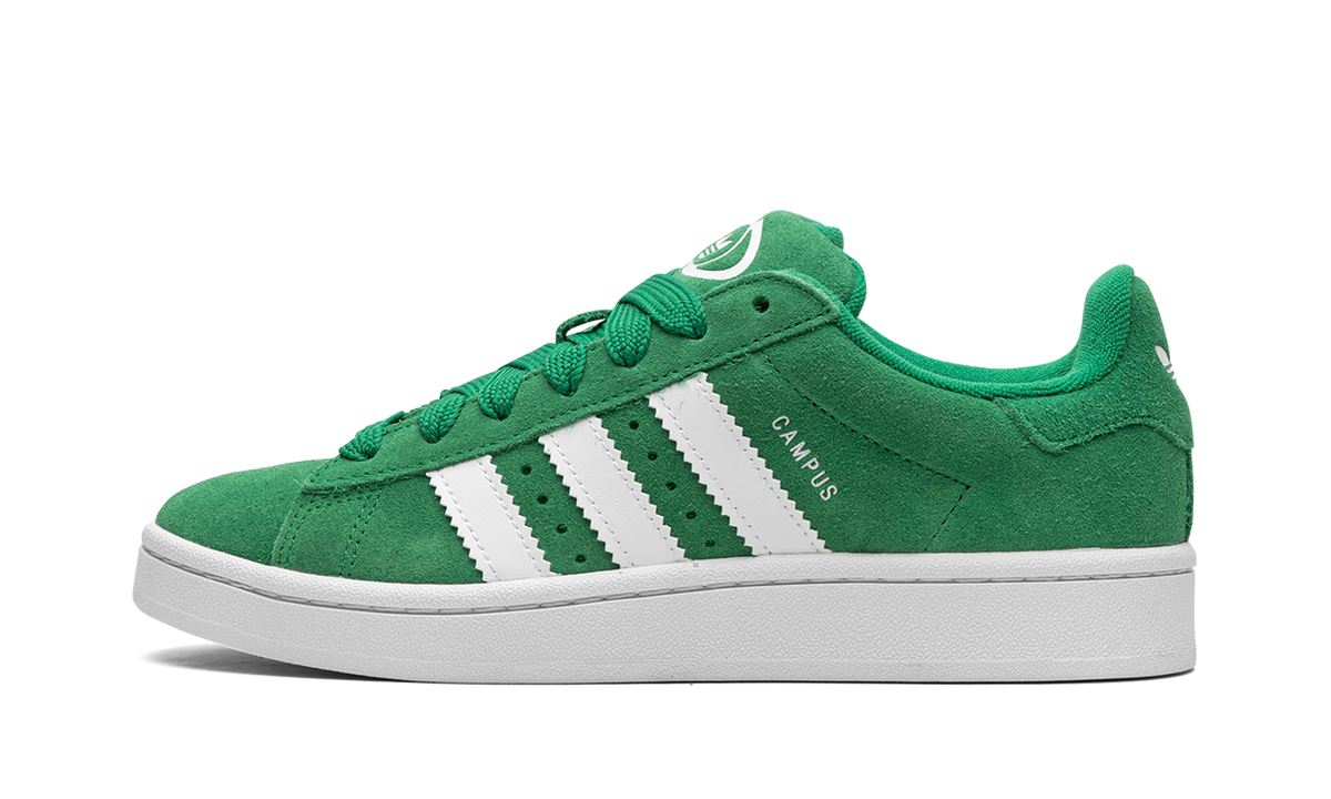 Overkicks - Adidas Campus 00s Green Cloud White (ID7029) - vista lateral