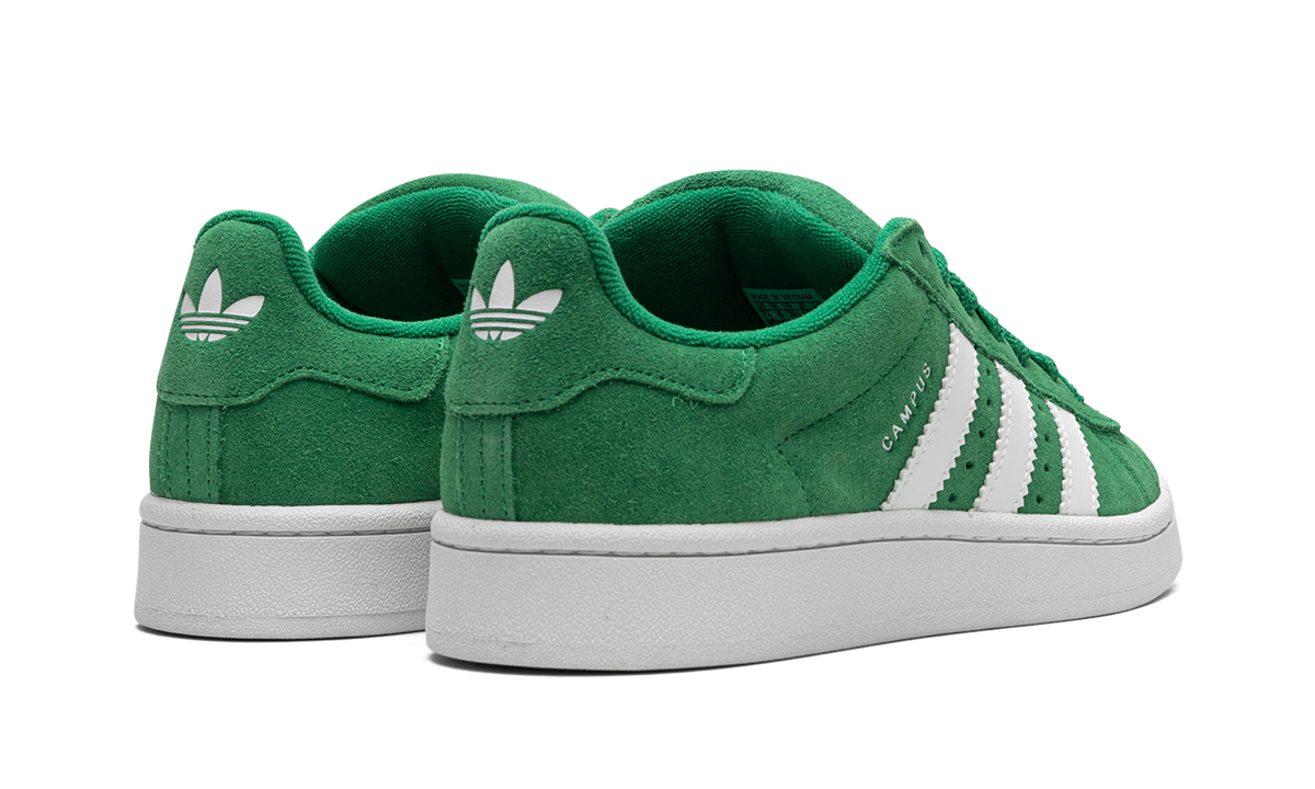 Overkicks - Adidas Campus 00s Green Cloud White (ID7029) - par completo