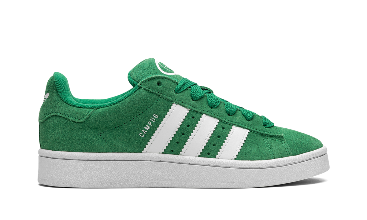 Overkicks - Adidas Campus 00s Green Cloud White (ID7029) - detalle talón