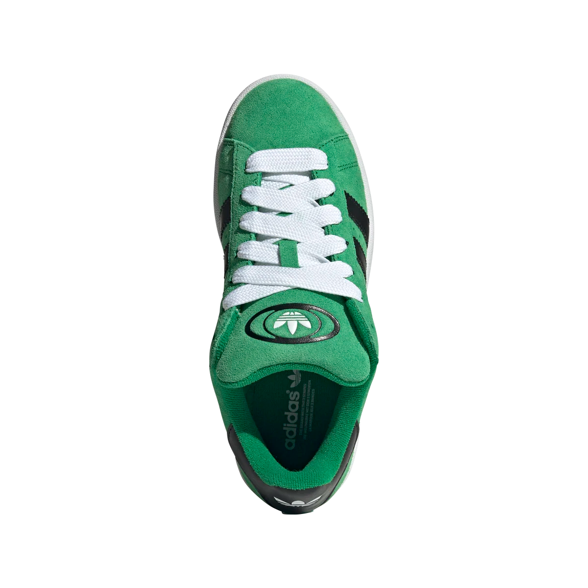 Overkicks - Adidas Campus 00s Green Core Black (JH9095) - par completo