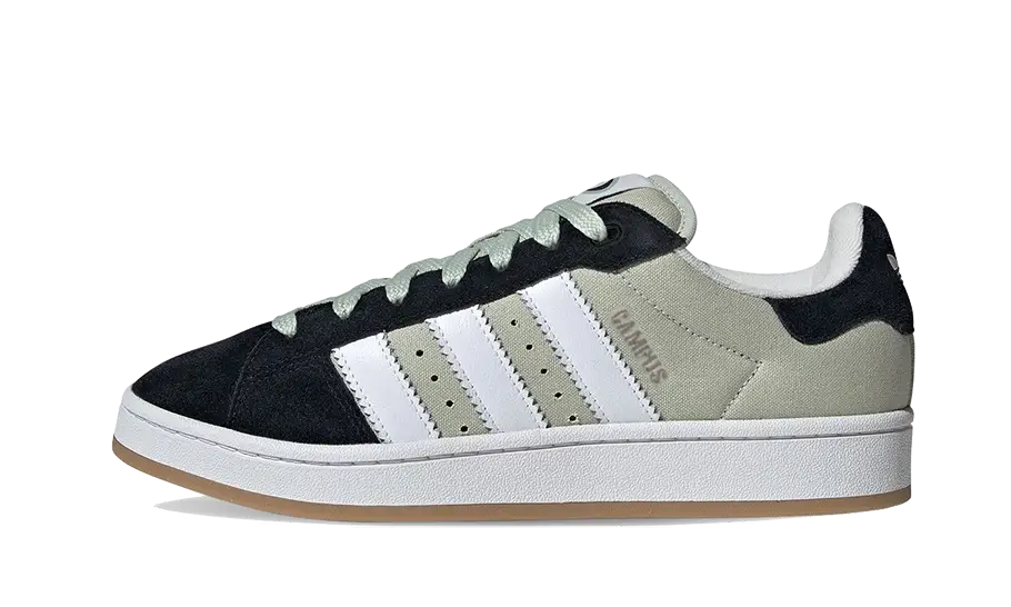 Overkicks - Adidas Campus 00s Halo Green Core Black (ID0664) - vista lateral