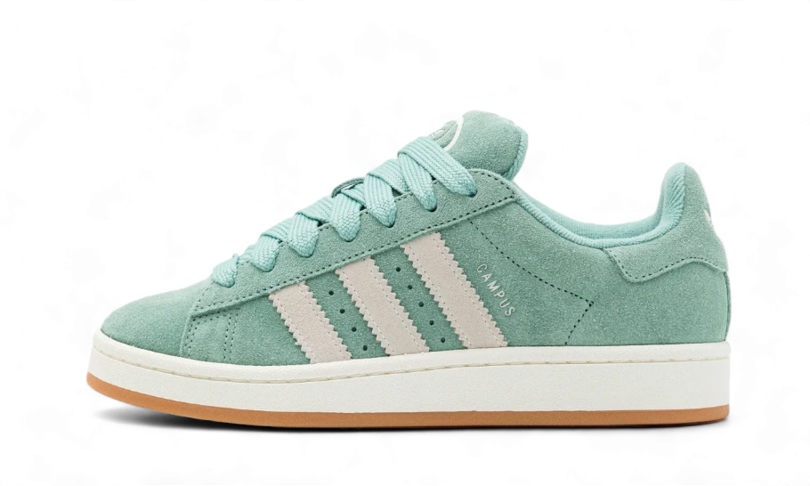 Overkicks - Adidas Campus 00s Hazy Green (JI1984) - vista lateral