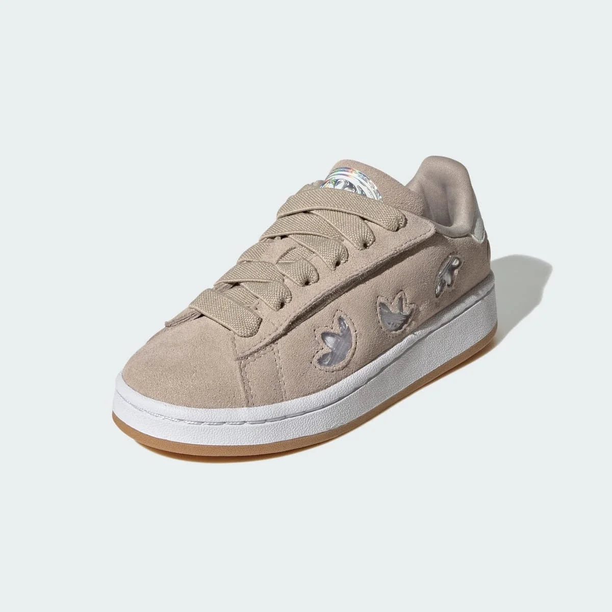Overkicks - Adidas Campus 00s LED Lights Comfort Closure Wonder Beige Cloud White (PS) (IH6383) - imagen 2