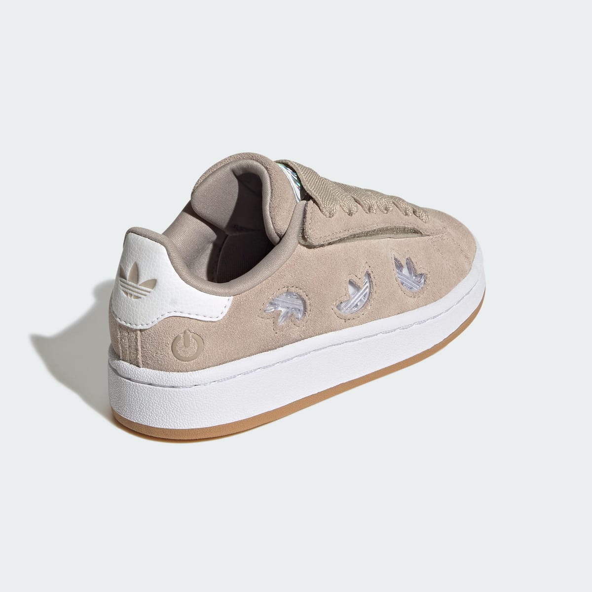 Overkicks - Adidas Campus 00s LED Lights Comfort Closure Wonder Beige Cloud White (PS) (IH6383) - imagen 8