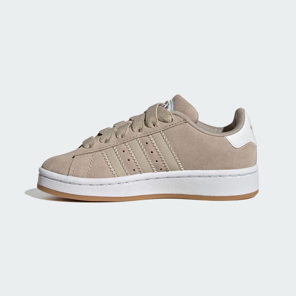 Overkicks - Adidas Campus 00s LED Lights Comfort Closure Wonder Beige Cloud White (PS) (IH6383) - imagen 9
