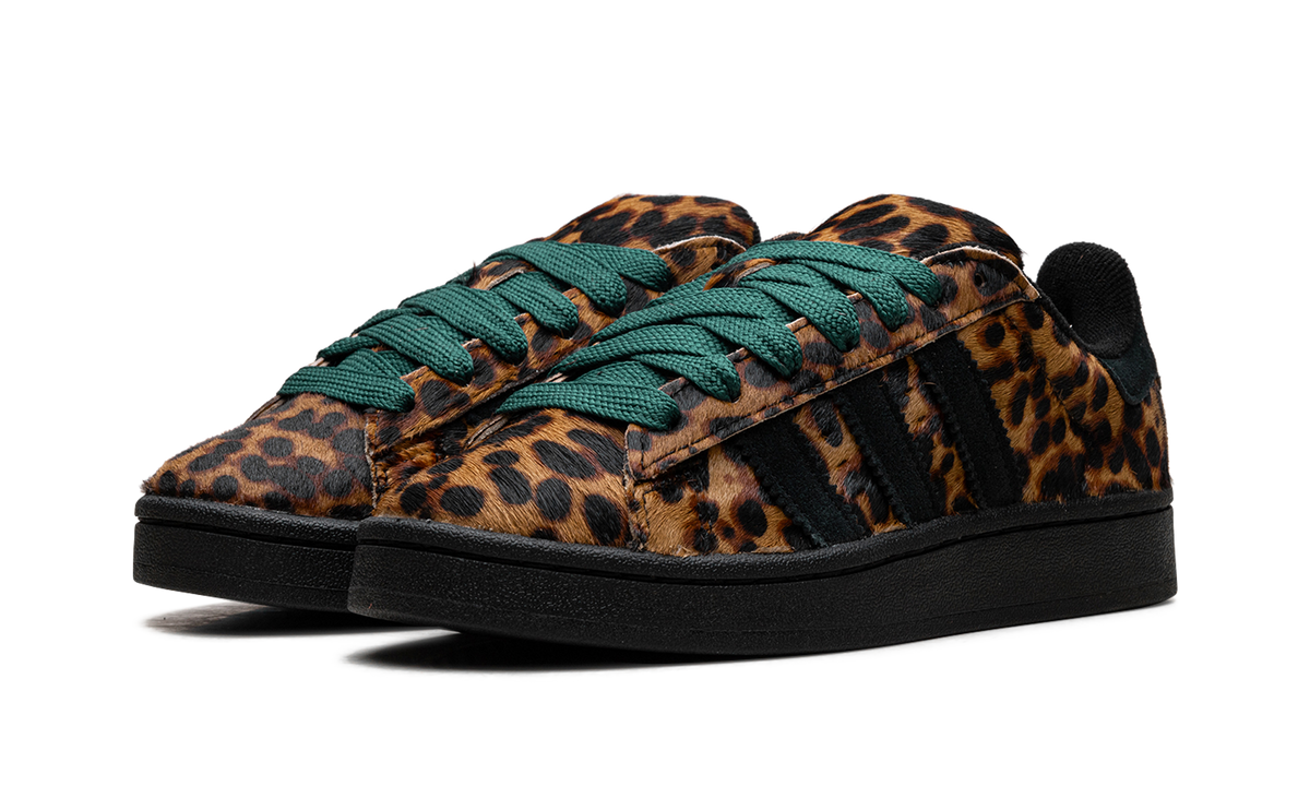 Overkicks - Adidas Campus 00s Leopard Black (JH9768) - vista trasera