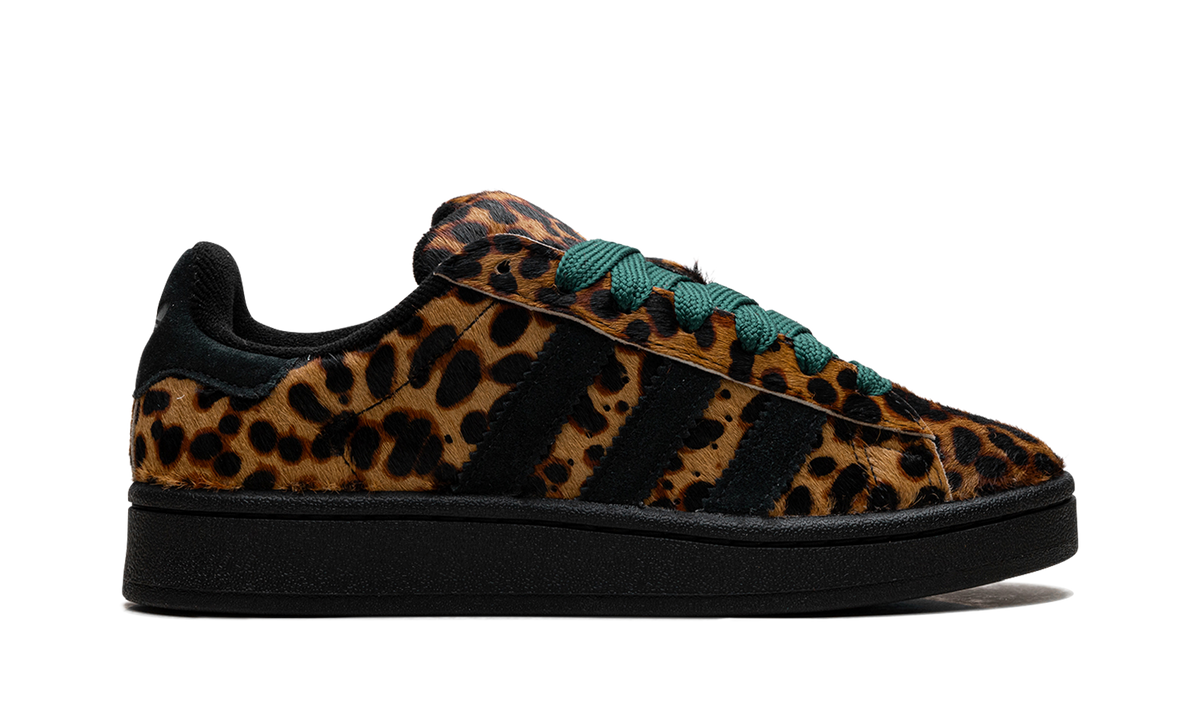Overkicks - Adidas Campus 00s Leopard Black (JH9768) - detalle talón