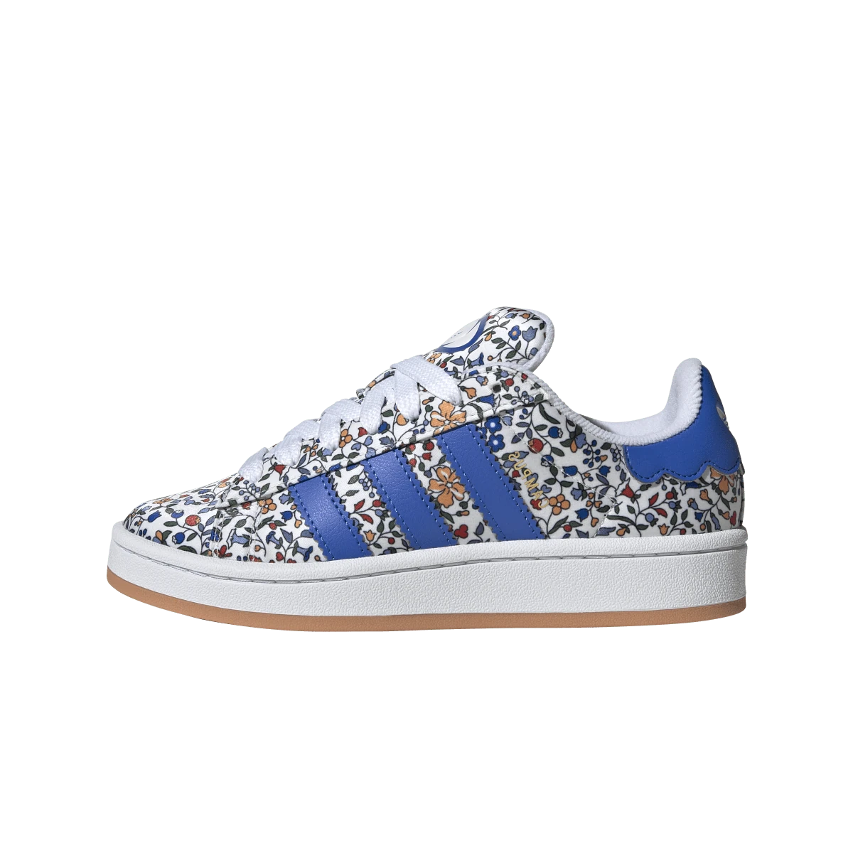 Overkicks - Adidas Campus 00s Liberty London Blue Floral (JS3805) - vista lateral