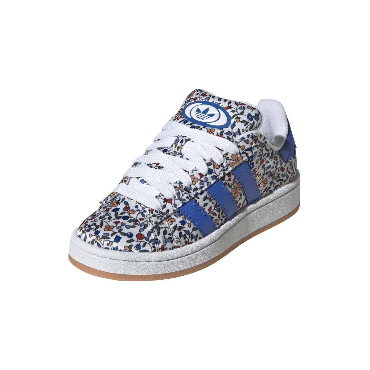 Overkicks - Adidas Campus 00s Liberty London Blue Floral (JS3805) - vista trasera