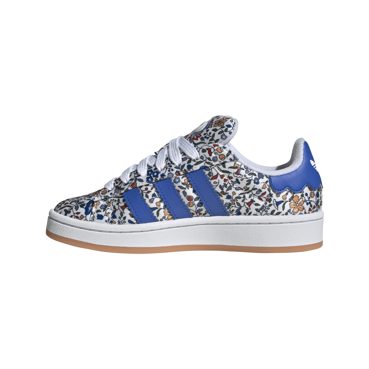 Overkicks - Adidas Campus 00s Liberty London Blue Floral (JS3805) - detalle lateral interior