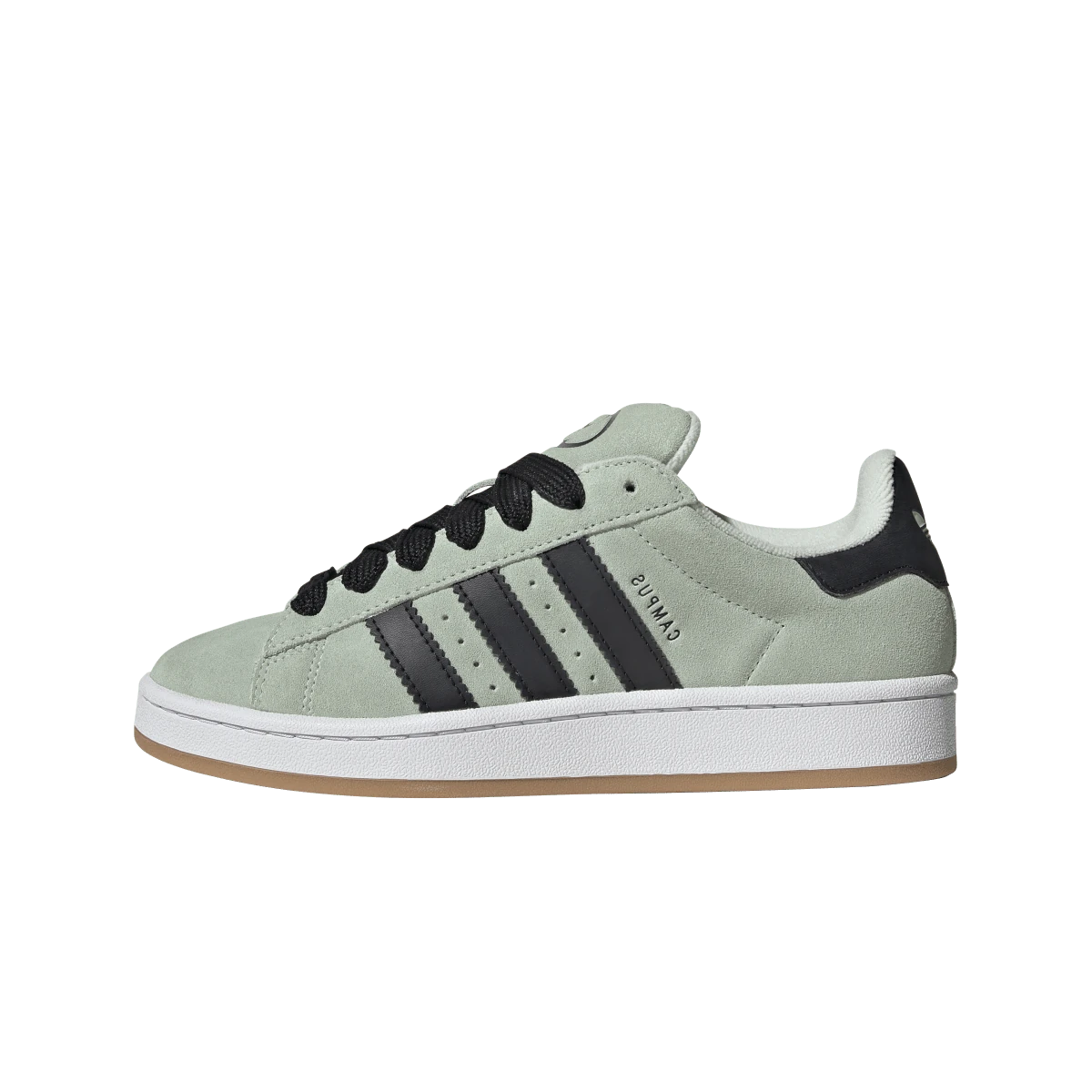 Overkicks - Adidas Campus 00s Linen Green Core Black (JQ7413) - vista lateral
