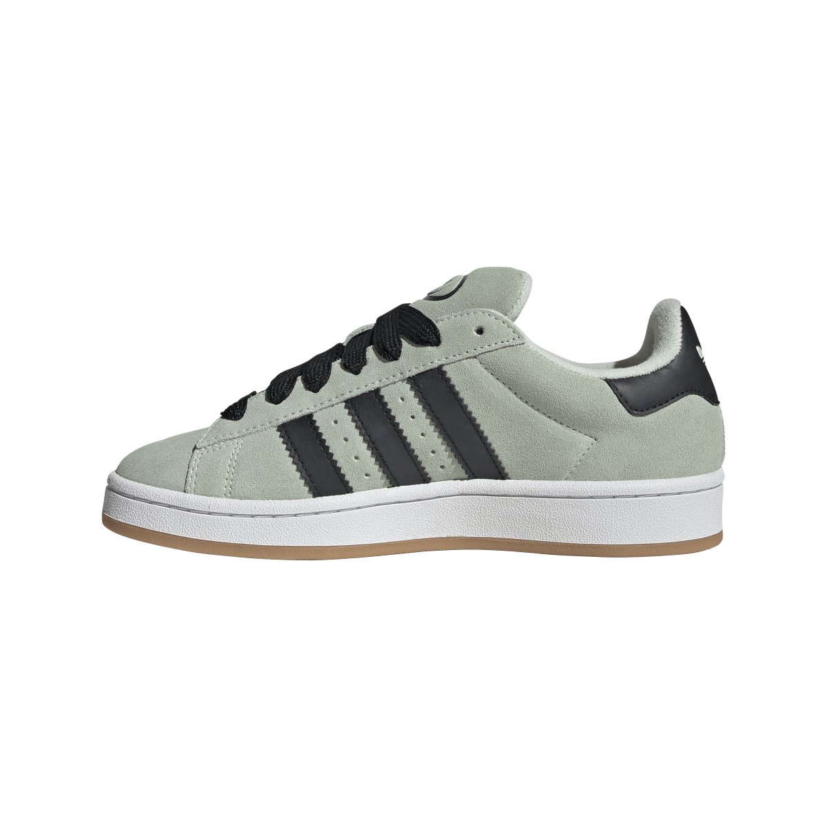 Overkicks - Adidas Campus 00s Linen Green Core Black (JQ7413) - detalle talón