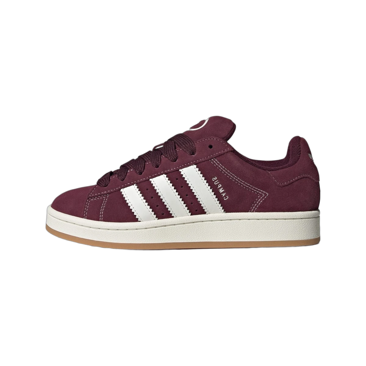 Overkicks - Adidas Campus 00s Maroon White (JS2761) - vista lateral