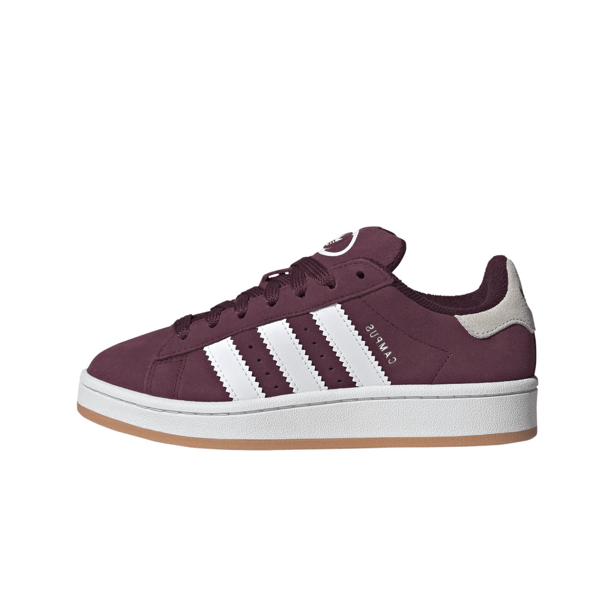 Overkicks - Adidas Campus 00s Maroon White (KH8807) - vista lateral