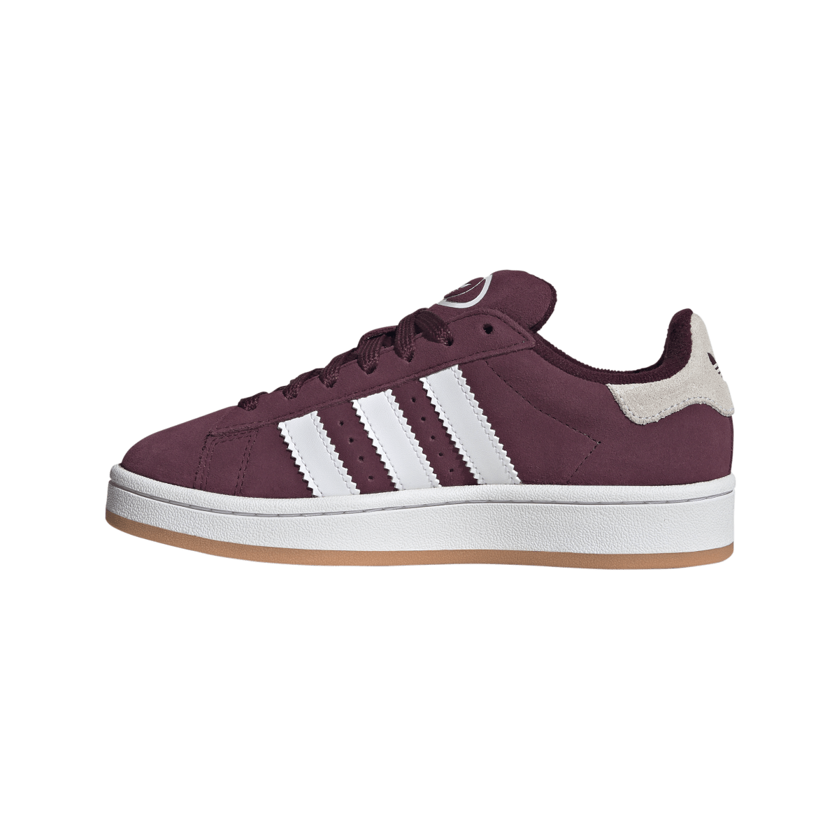 Overkicks - Adidas Campus 00s Maroon White (KH8807) - detalle talón