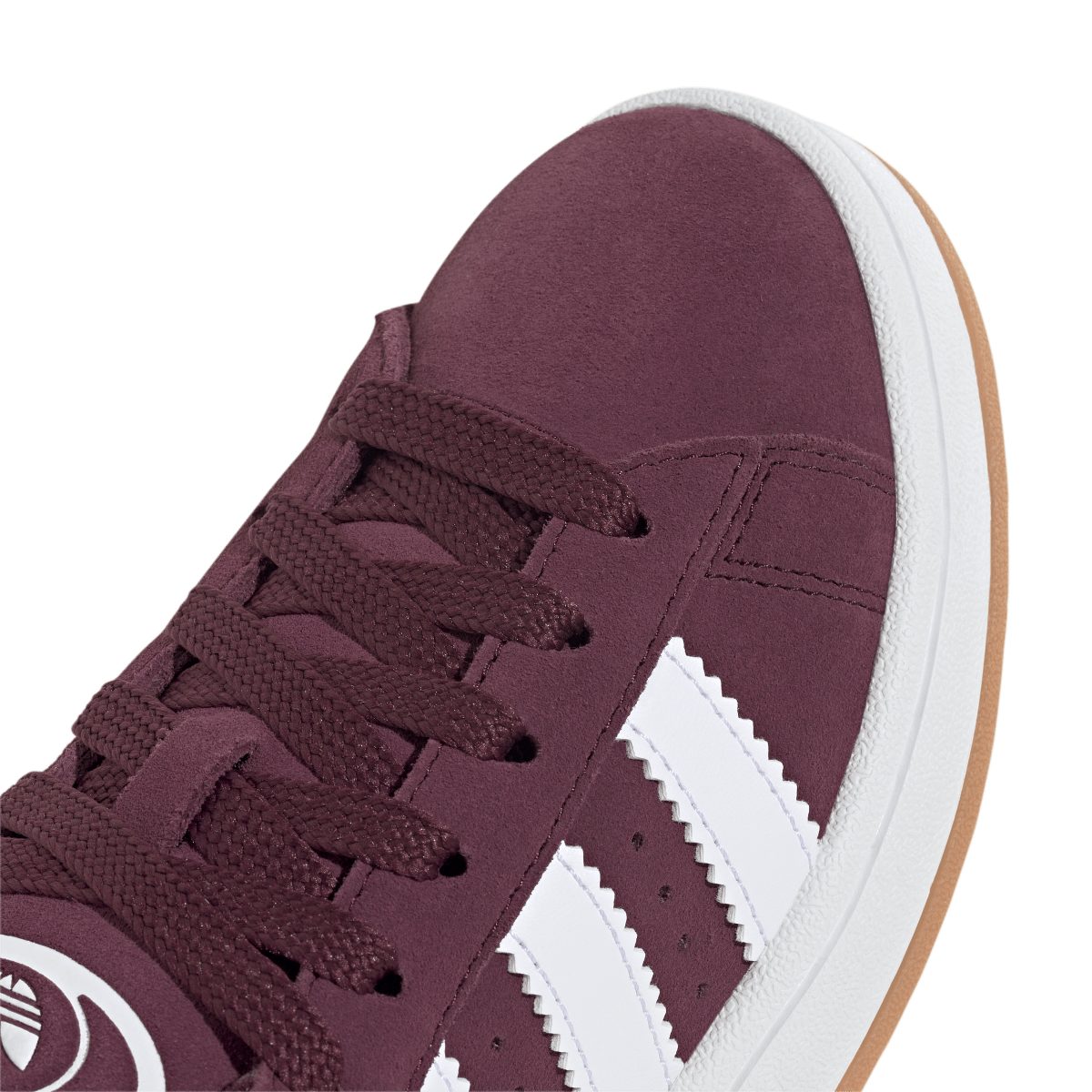 Overkicks - Adidas Campus 00s Maroon White (KH8807) - detalle lateral interior